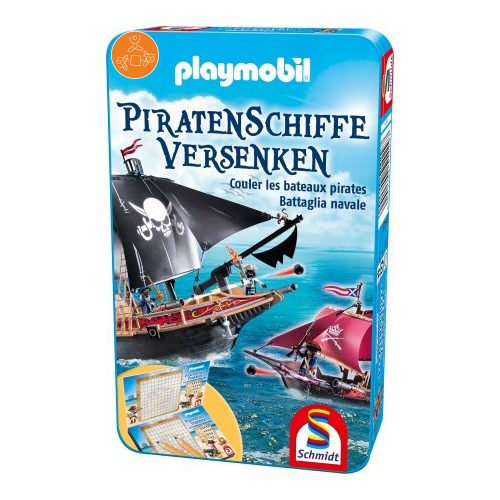 Playmobil, Kalózhajó torpedó - fémdobozban (51429) - Társasjáték