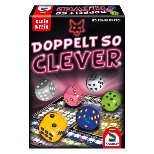 Schmidt Spiele Doppelt so clever/Twice as clever társasjáték (49357/88234) 