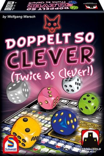 Schmidt Spiele Doppelt so clever/Twice as clever társasjáték (49357/88234) (Magyar játékszabállyal)