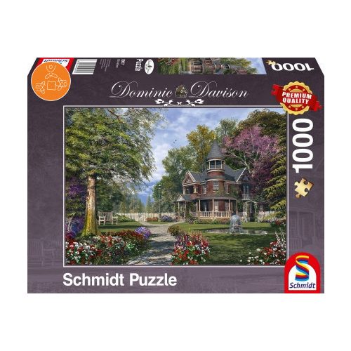 Herrenhaus mit Türmchen, 1000 db  (59617)  - Puzzle - Kirakó
