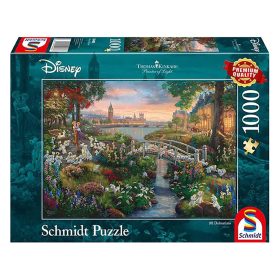 Schmidt Spiele Disney, 101 Kiskutya 1000 db (59489) Kirakó