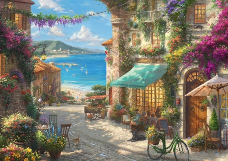 Schmidt Spiele Café an der italienischen Riviera, 1000 db (59624) Kirakó