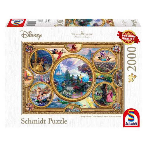  Schmidt Spiele Disney, Álom Kollekció, 2000 db (59607) Kirakó