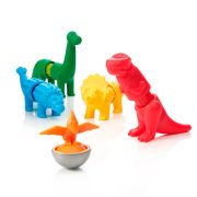 színes dinoszauruszok építőjáték