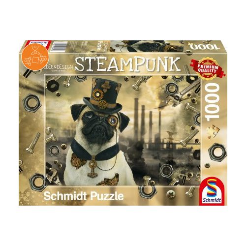 Steampunk dog, 1000 db (59645) - Puzzle - Kirakó