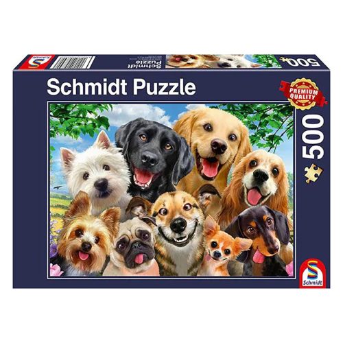  Schmidt Spiele Dog Selfie, 500 db (58390) Kirakó