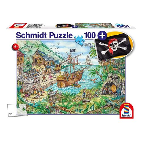  Schmidt Spiele Pirate cove (pirate flag), 100 db (56330) Gyerek Kirakó