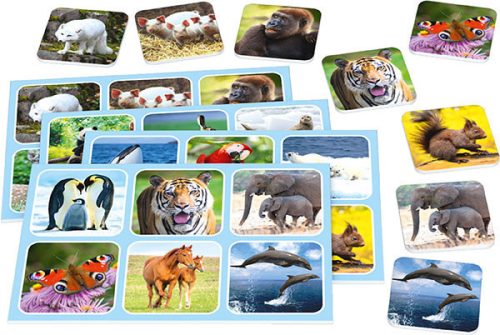 Schmidt Spiele Zoo Lotto fémdobozban társasjáték (51433) 