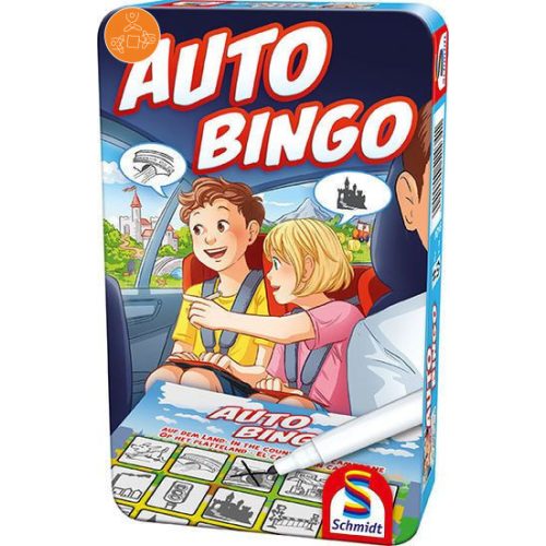 Auto-Bingo fémdobozban (51434) - Társasjáték