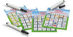 Schmidt Spiele Auto-Bingo társasjáték fémdobozban (51434) 