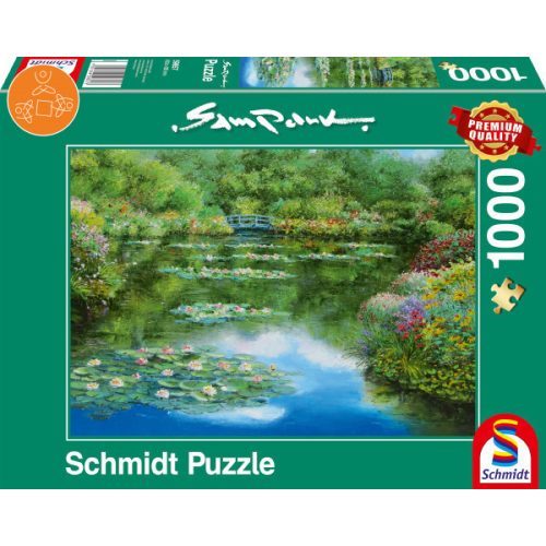 Water lily pond, 1000 pcs (59657) - Puzzle - Kirakó