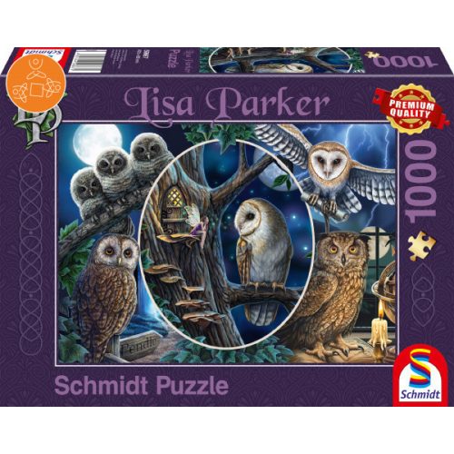 Mysterious owls, 1000 pcs (59667)  - Puzzle - Kirakó