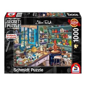   Schmidt Spiele Steve Read: Művész Stúdió, Secret Puzzle, 1000 db (59656) Kirakó