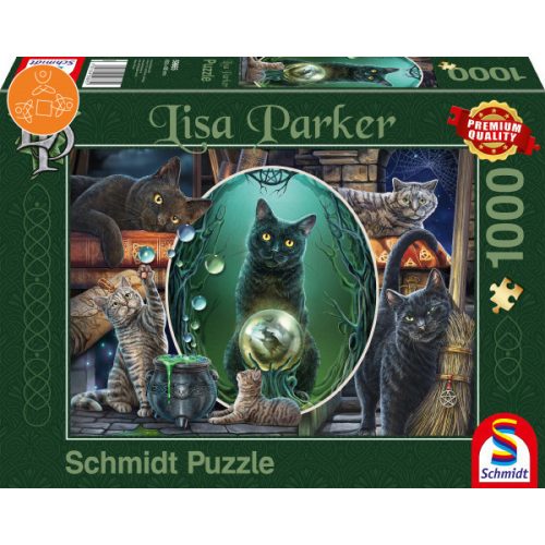 Magical cats, 1000 pcs (59665)  - Puzzle - Kirakó