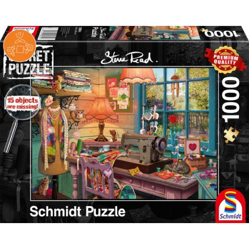 In the sewing room, 1000 pcs (59654) - Puzzle - Kirakó