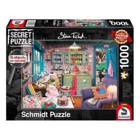   Schmidt Spiele Steve Read: Nagymama szobája, Secret Puzzle 1000 db (59653) Kirakó