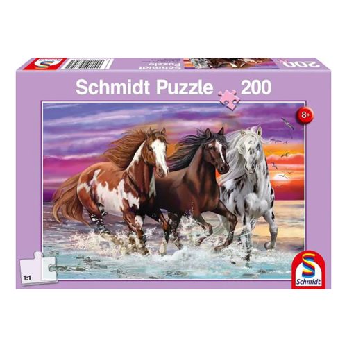  Schmidt Spiele Trio of wild horses, 200 db (56356) Gyerek Kirakó