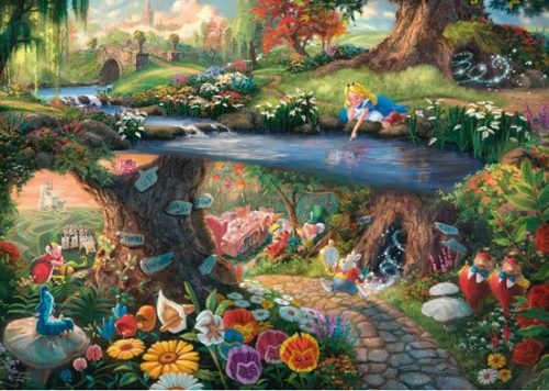 Schmidt Spiele Disney, Alíz Csodaországban 1000 db (59636) Kirakó