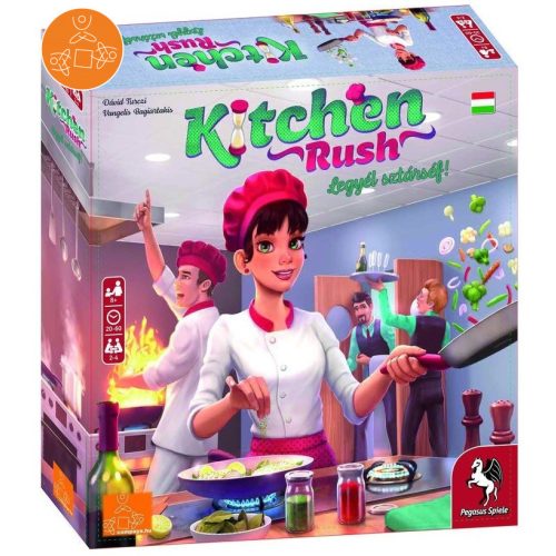 Kitchen Rush! - Legyél sztárséf! - Társasjáték