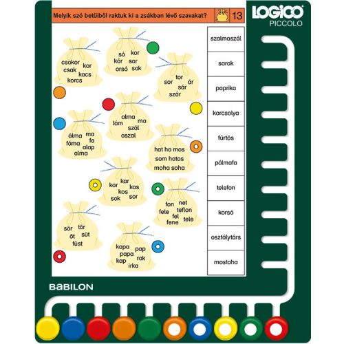 LOGICO Piccolo keret - Készségfejlesztő játék