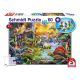  Schmidt Spiele Dinosaurs (set of figurines), 60 db (56372) Gyerek Kirakó