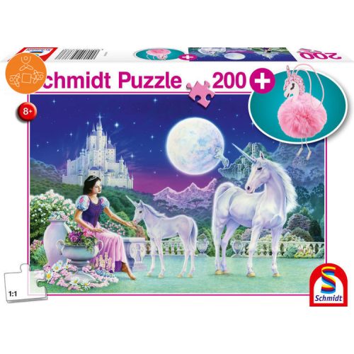 Unicorn (Plush key ring), 200 db (56373) - Puzzle - Kirakó