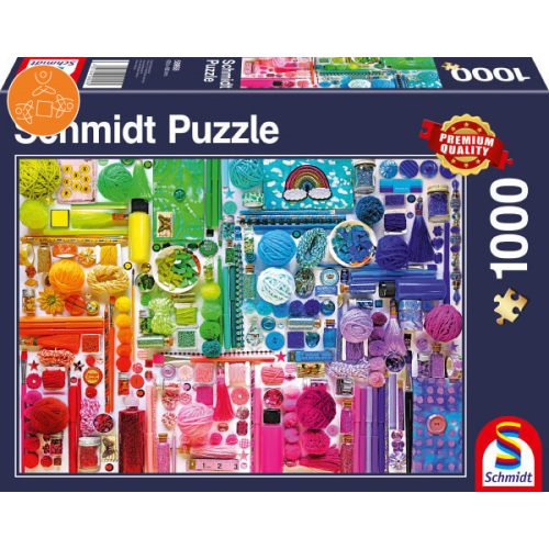 Colors of the rainbow, 1000 db (58958) - Puzzle - Kirakó