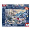  Schmidt Spiele Disney, Szépség és a Szörnyeteg téli varázsa 1000 db (59671) Kirakó