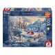  Schmidt Spiele Disney, Szépség és a Szörnyeteg téli varázsa 1000 db (59671) Kirakó