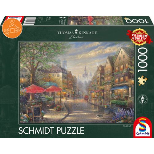 Café in Munich, 1000 db (59675) - Puzzle - Kirakó