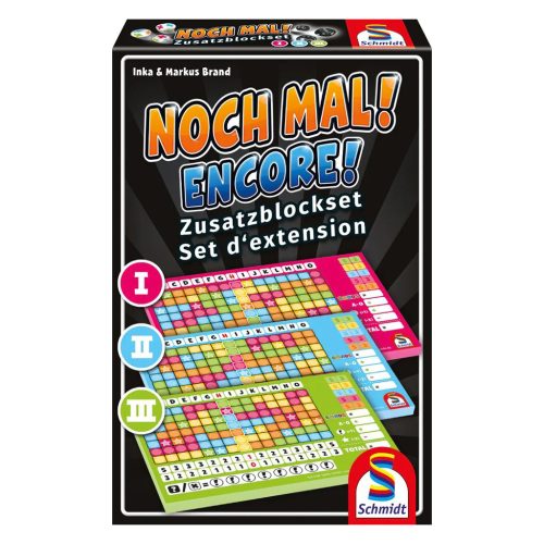 Schmidt Spiele Noch Mal! Zusatzblöcke Erw. (I, II, III), 3db egy csomagban (49371)