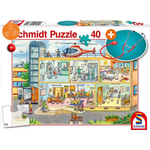 In the childrenhospital, with stethoscope 40 db (56374) - Puzzle - Kirakó