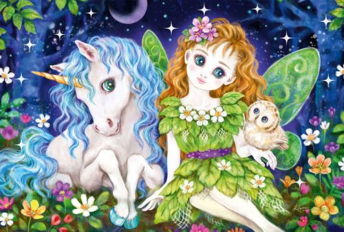 Schmidt Spiele Princess, fairy and mermaid 3x48 db (56376) Gyerek Kirakó