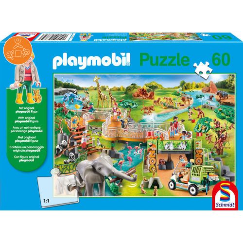 Playmobil, Zoo, 60 db (56381) - Puzzle - Kirakó