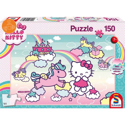 Kittys unicorn, with glitter-effect 150 db (56408) - Puzzle - Kirakó