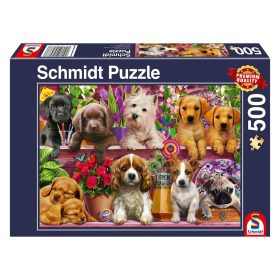 Schmidt Spiele Dog in the shelves, 500 db (58973) Kirakó