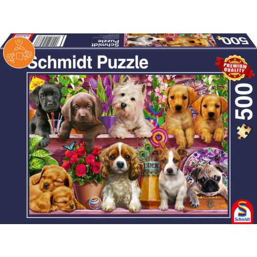 Dog in the shelves, 500 db (58973) - Puzzle - Kirakó