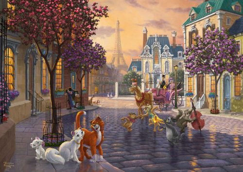 Schmidt Spiele Disney, Macskarisztokraták, 1000 db (59690) Kirakó