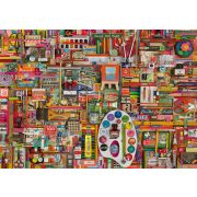 Vintage artistas materials, 1000 db (59698) - Puzzle - Kirakó