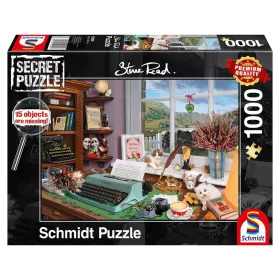    Steve Read: Az íróasztalnál, Secret Puzzle, 1000 db (59920) Kirakó - Schmidt Spiele