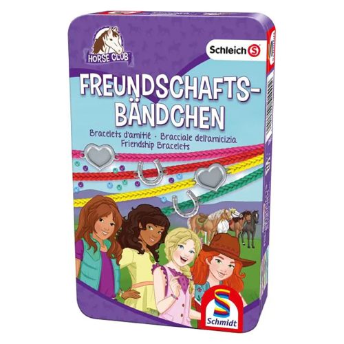 Schleich Horse Club, Friendship bracelets - fémdobozban (51440)