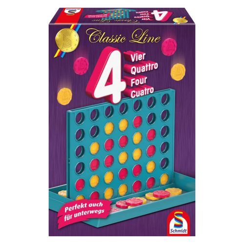  Schmidt Spiele Classic line, Vier társasjáték (49403) 
