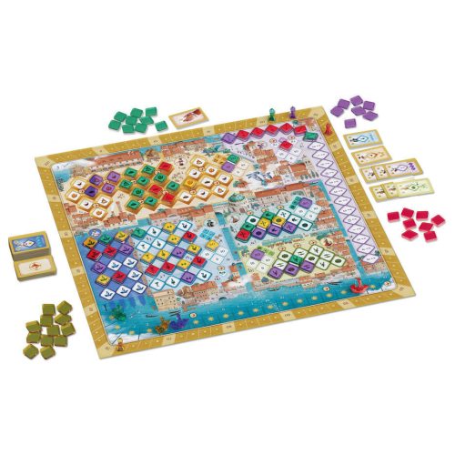 Schmidt Spiele Mille Fiori társasjáték (88399) (Magyar játékszabállyal)