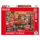  Schmidt Spiele Coca Cola - Nostalgia shop, 1000 db (59915) Kirakó