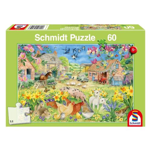  Schmidt Spiele My little farm, 60 db (56419) Gyerek Kirakó