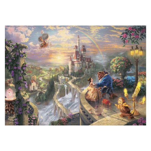 Schmidt Spiele Disney, Szépség és a Szörnyeteg - A kastély teraszán 500 db (59926) Kirakó