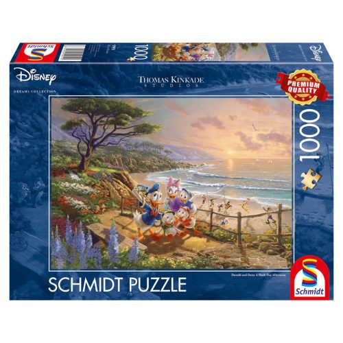  Schmidt Spiele Disney, Donald és Daisy, Egy kacsanapi délután 1000 db (59951) Kirakó