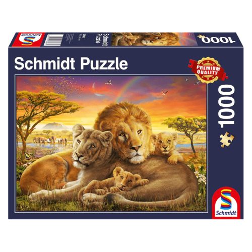  Schmidt Spiele Loving Lions, 1000 db (58987) Kirakó