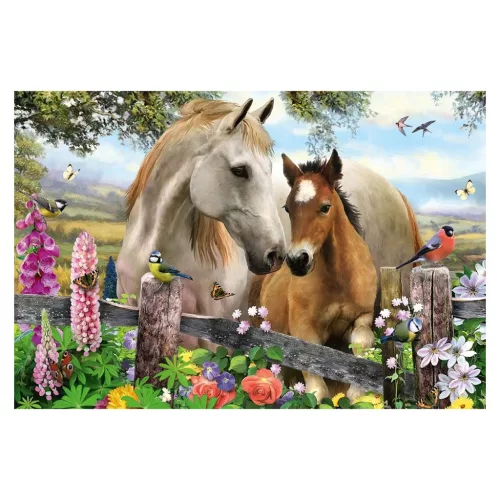  Mare and foal, 150 db (56421) Gyerek Kirakó - Schmidt Spiele