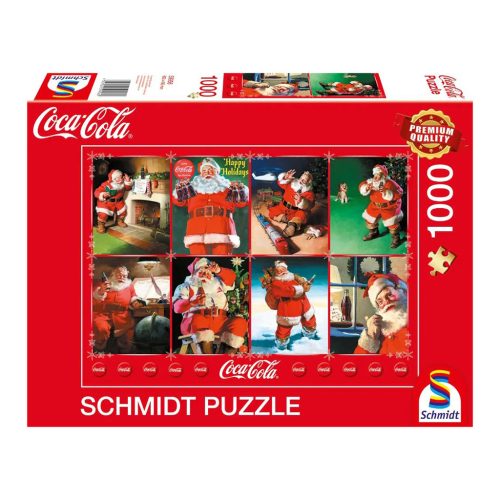  Schmidt Spiele Coca Cola - Santa Claus, 1000 db (59956) Kirakó